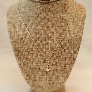 Sterling Silver Anchor Pendant